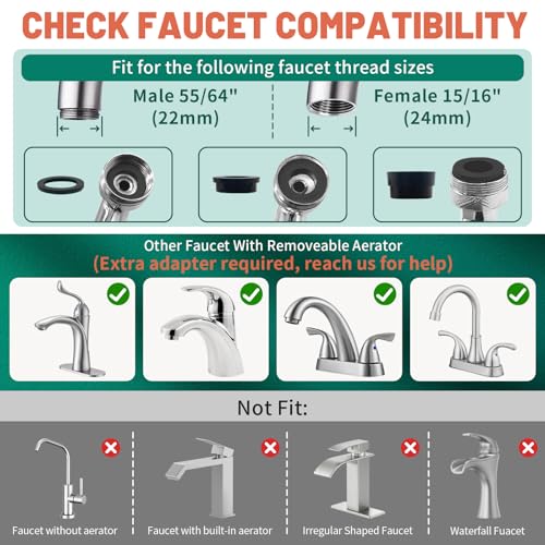 1080° Swivel Faucet Extender