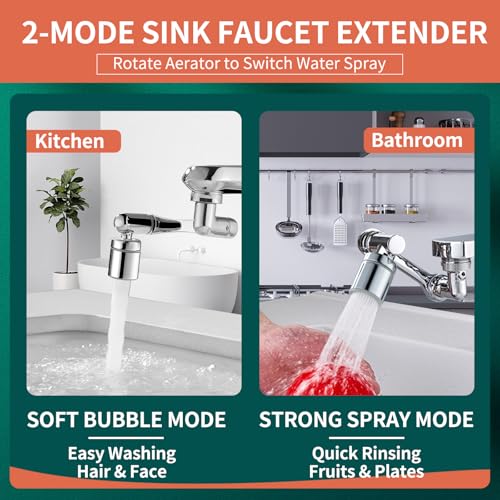 1080° Swivel Faucet Extender