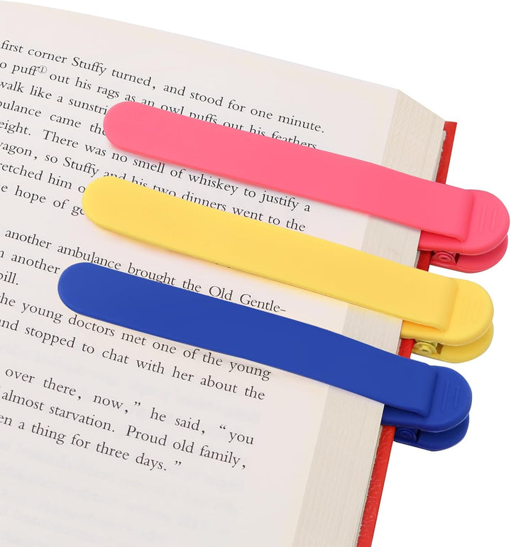Auto-Hold Silicone Bookmarks