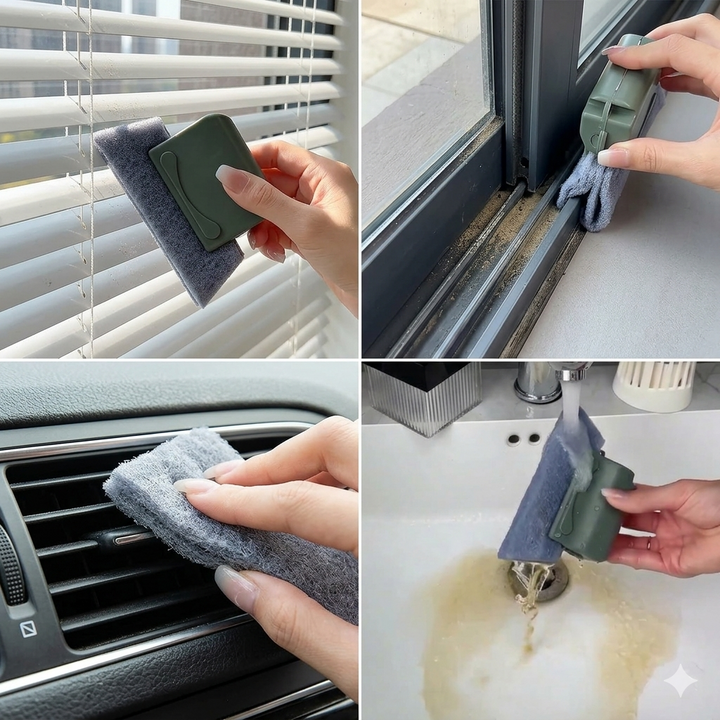 Sparkling Window Groove Cleaner - 6 Pcs
