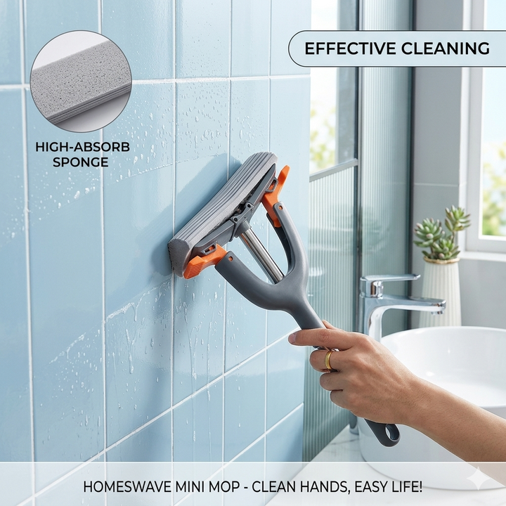 Mini Self-Squeeze Mop: Quick Clean