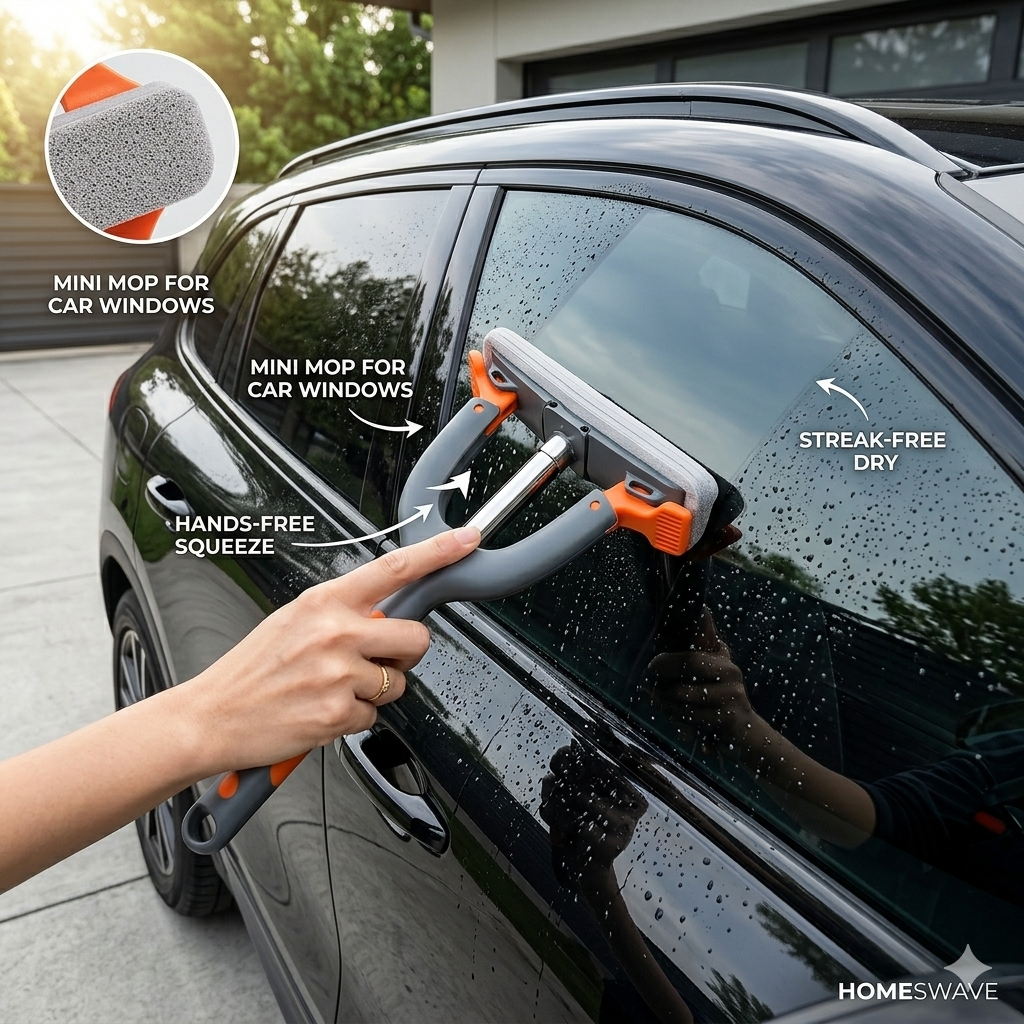 Mini Self-Squeeze Mop: Quick Clean