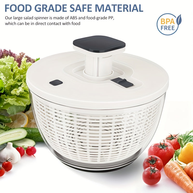 Large Capacity Vegetable and Fruit Dehydrator with Drain Salad Basket