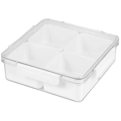 Square/Round Divided Serving Tray with Lid