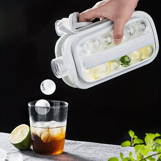 Portable Ice Ball Maker 2 in 1 Ice Cube Trays