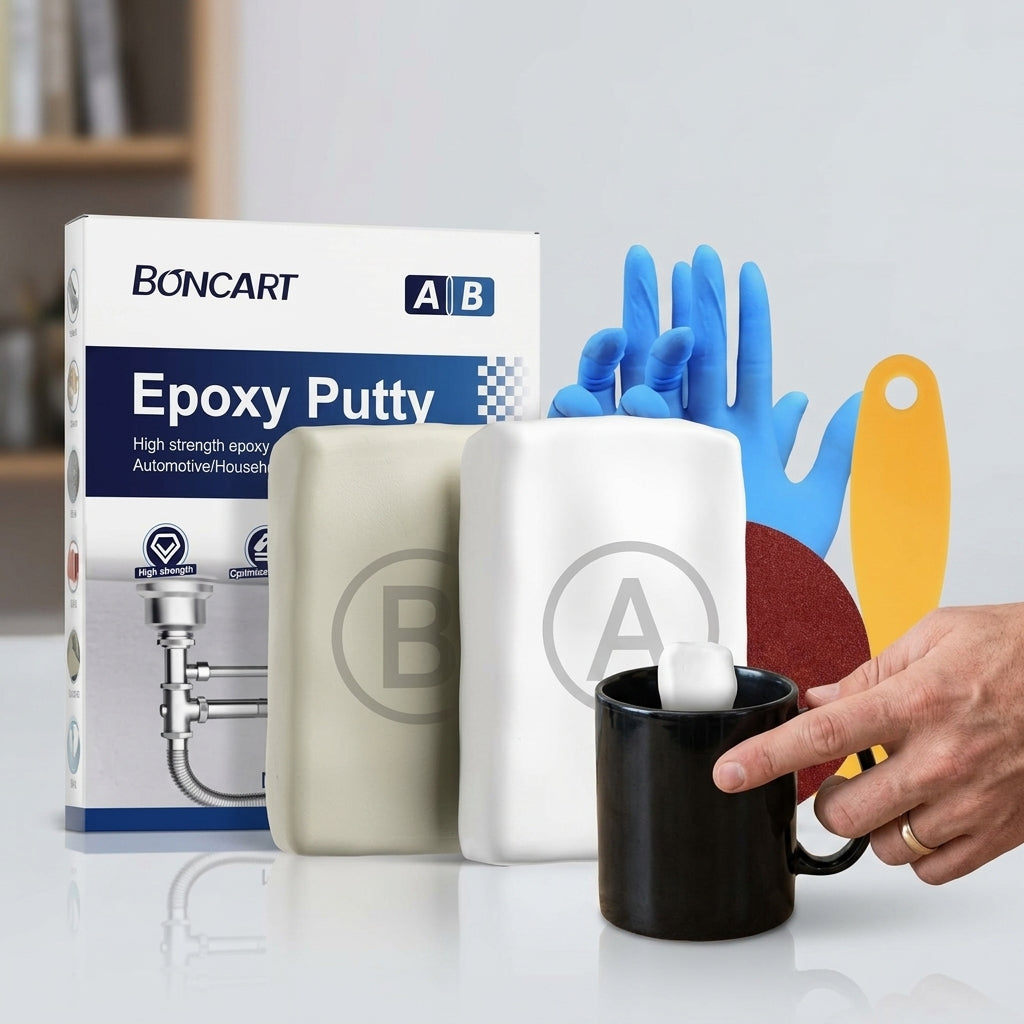 Steel-Reinforced AB Epoxy Putty for fast