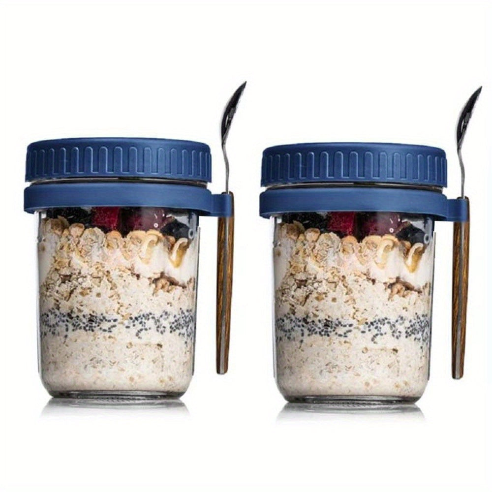 2pcs Oatmeal Cup Portable Yogurt Breakfast Cup