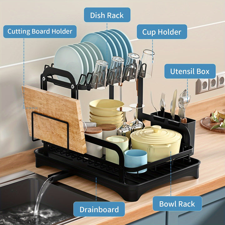 Smart Over-Sink Dish Drying Rack