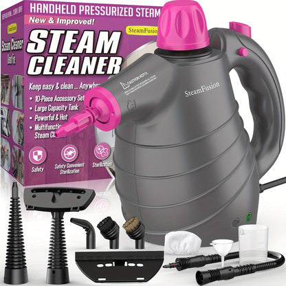 Hattyroom Handheld Pressurized Steam Cleaner 12 PCS Accessories