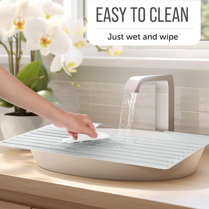 SWEETKAMA Foldable Silicone Sink Cover