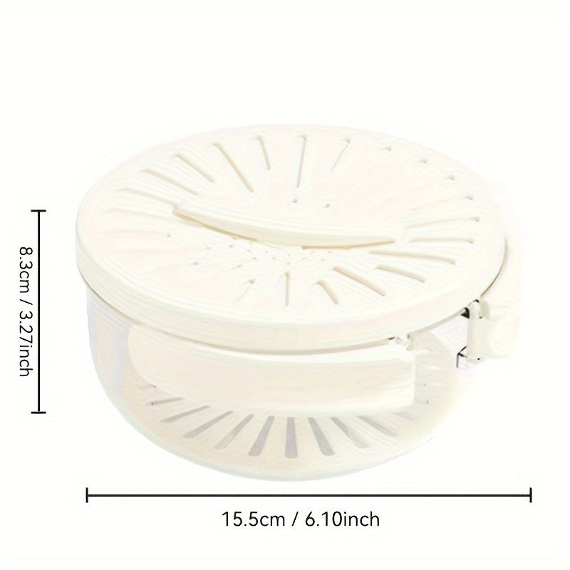 2-in-1 Foldable Kitchen Drain Basket with Cover