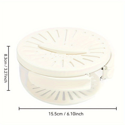 2-in-1 Foldable Kitchen Drain Basket with Cover