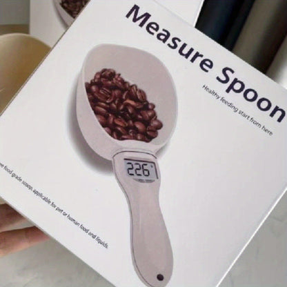 Handheld electronic weighing spoon