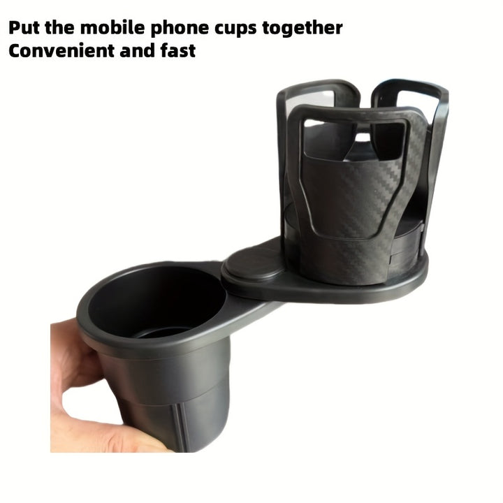 Versatile Car Cup Holder Extender with Adjustable Mount