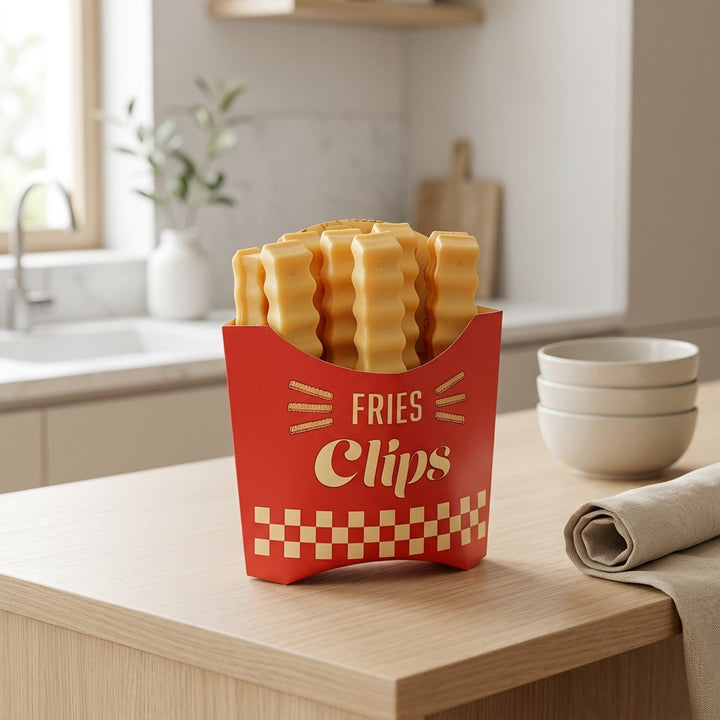 12-Pack Food Bag Sealer Clips in a