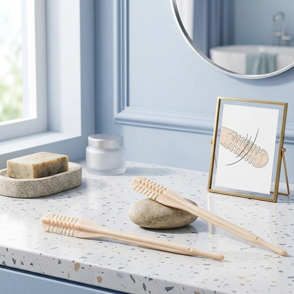 Precision Nose Hair Trimmer Kit: two beige manual