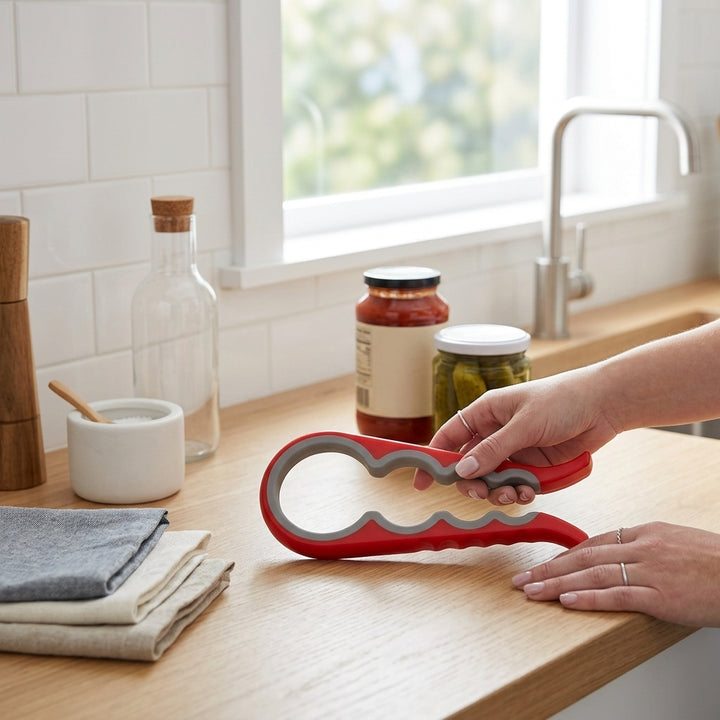 Effortless Jar Opener, sleek design,