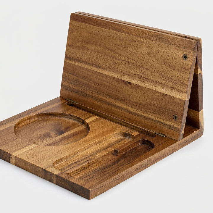 Acacia Wood Book Stand, hands-free reading rest
