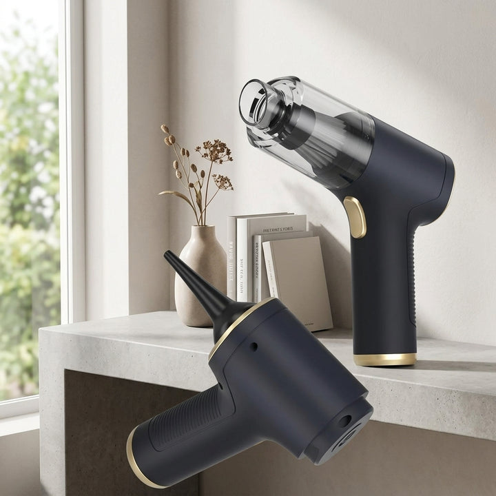 Cordless Car Vacuum: dark blue with