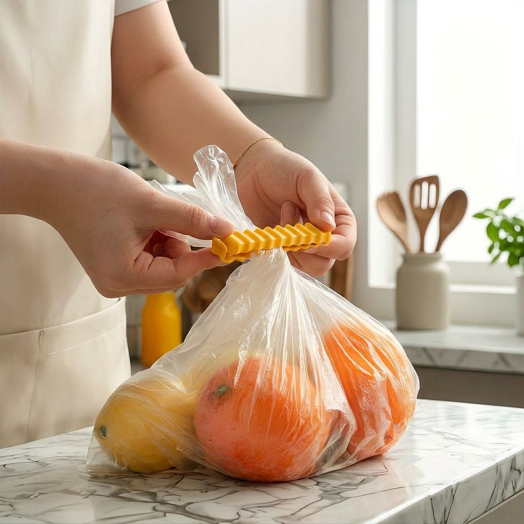 12-Pack Food Bag Sealer Clips in a