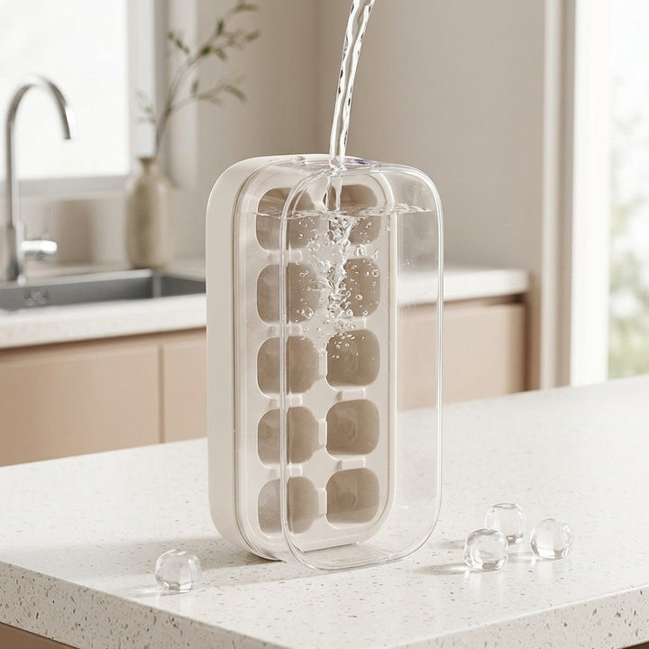 Clear Ice Maker in modern home interior,