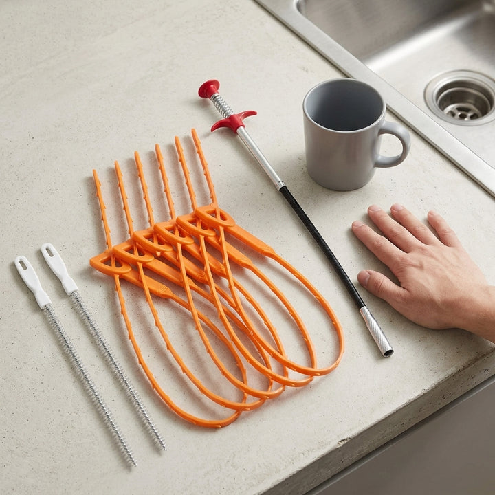 Drain Clog Remover Kit for deep pipe