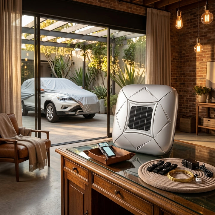 Smart Automatic Car Cover with Solar-Powered Protection,