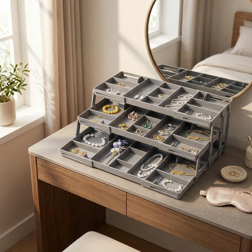 Transform Drawers: Expandable 3-Tier Organizer