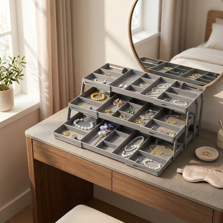 Transform Drawers: Expandable 3-Tier Organizer