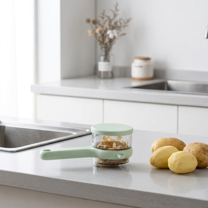 No Mess Peeler: Clean Kitchen, Easy Prep,