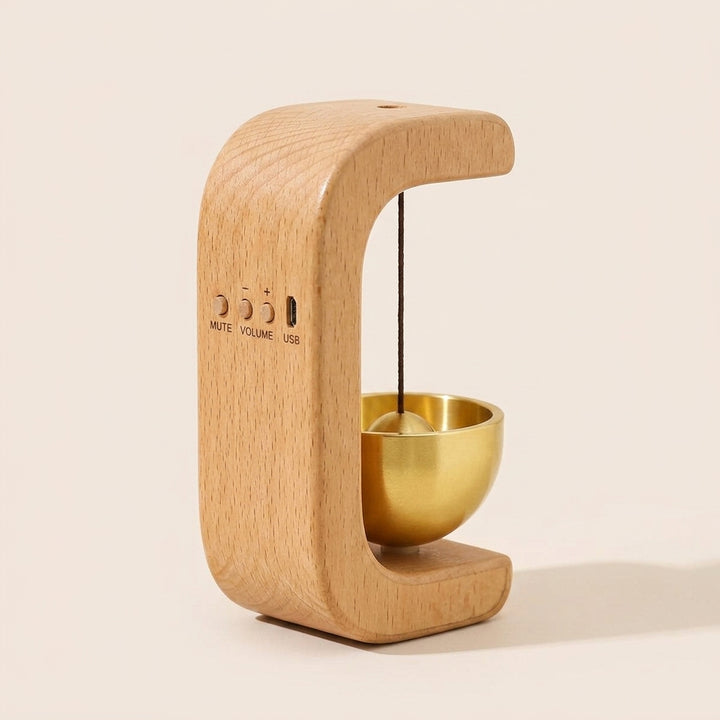 Modern Copper & Wood Doorbell Chime.