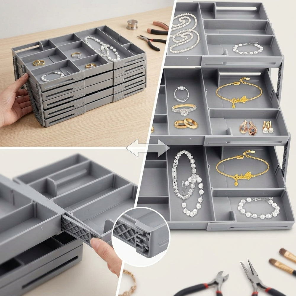 Transform Drawers: Expandable 3-Tier