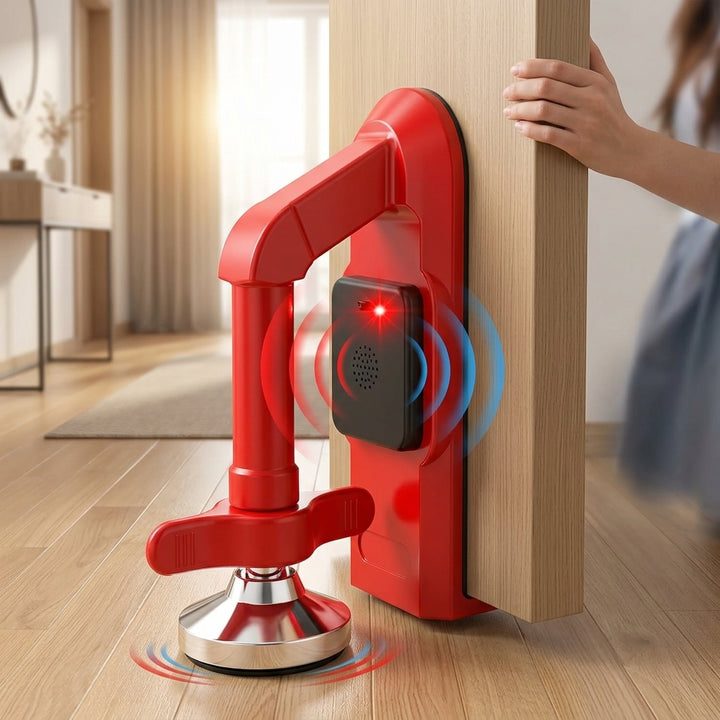 Portable Door Stopper Alarm in modern home