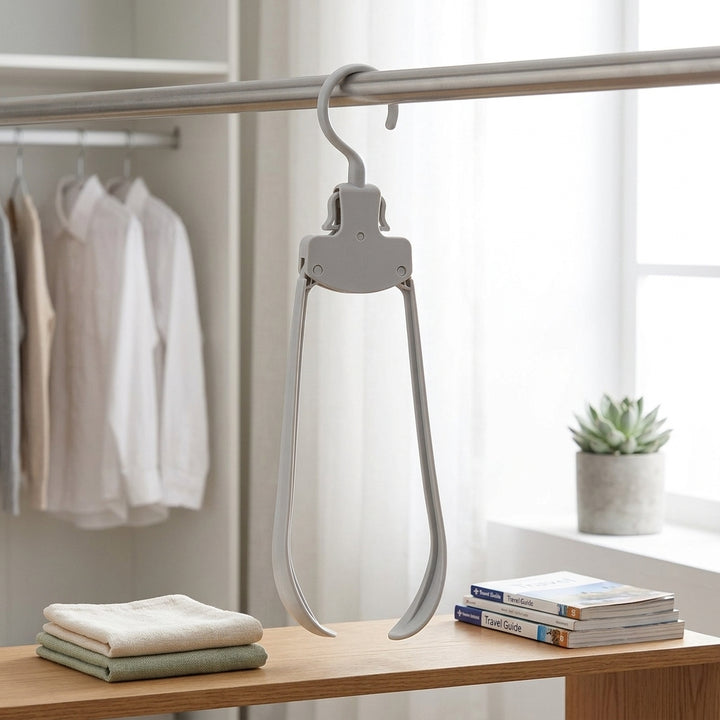 Space-Saving Collapsible Hanger in modern home interior