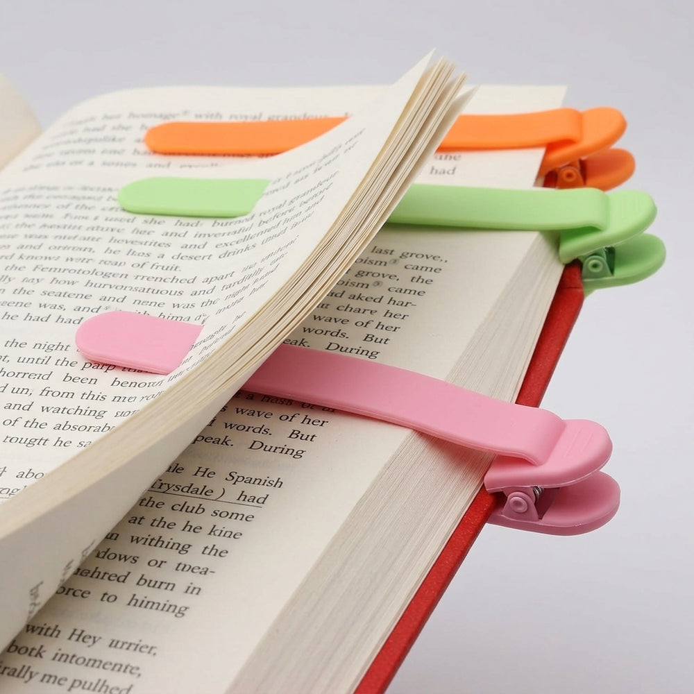 Auto-Hold Silicone Bookmarks, sleek modern design,