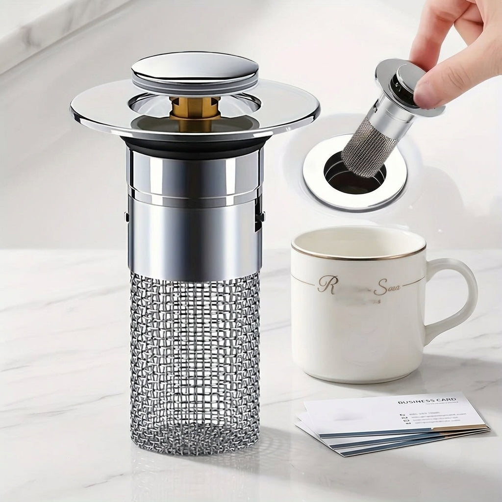 Leak-Proof Sink Stopper instantly sealing
