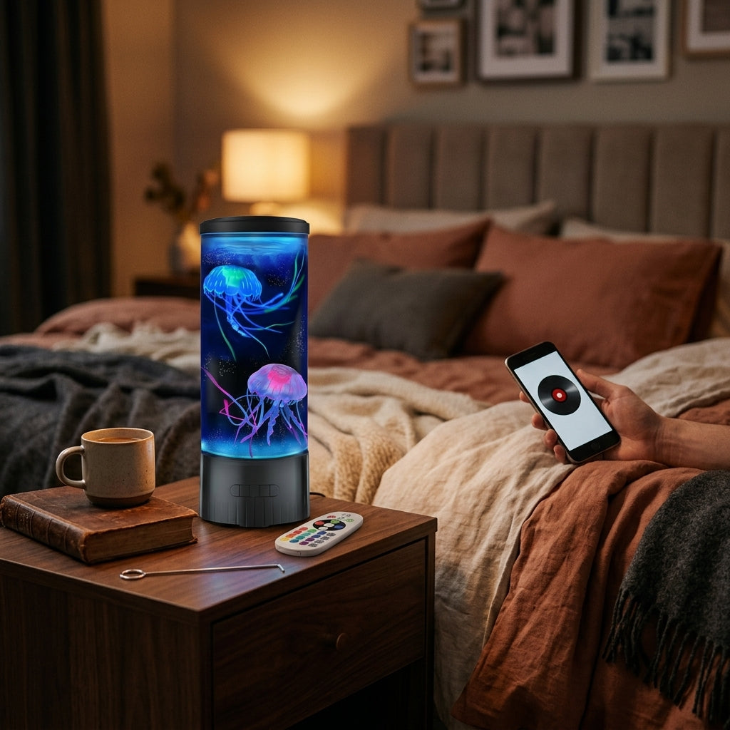All-in-One Jellyfish Lamp & Bluetooth Speaker