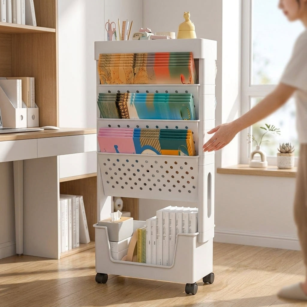 5-Tier Mobile Rack in modern home