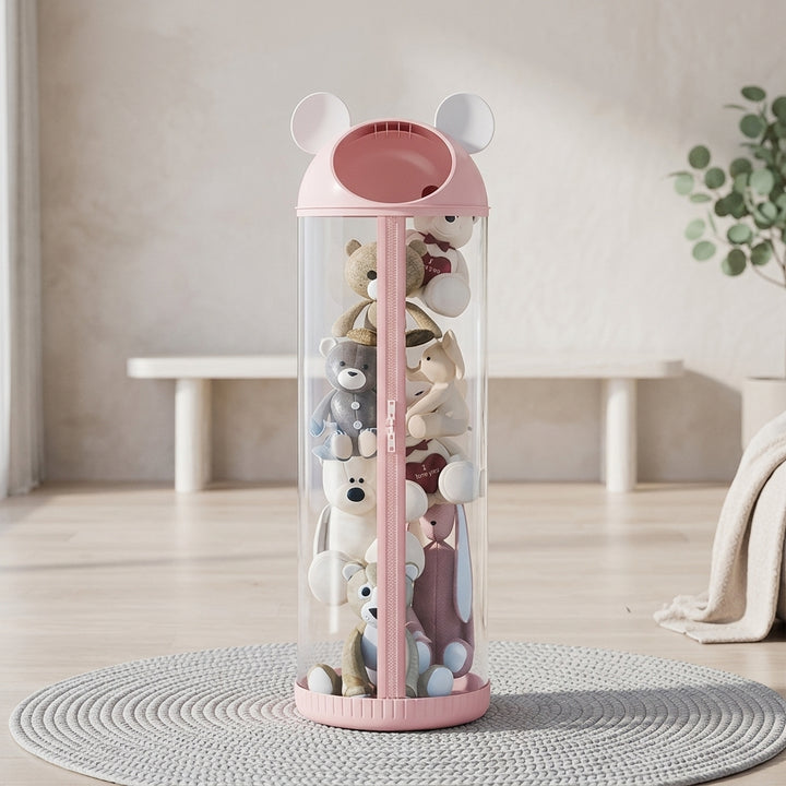 Toy Storage Bucket in a modern home interior, offering