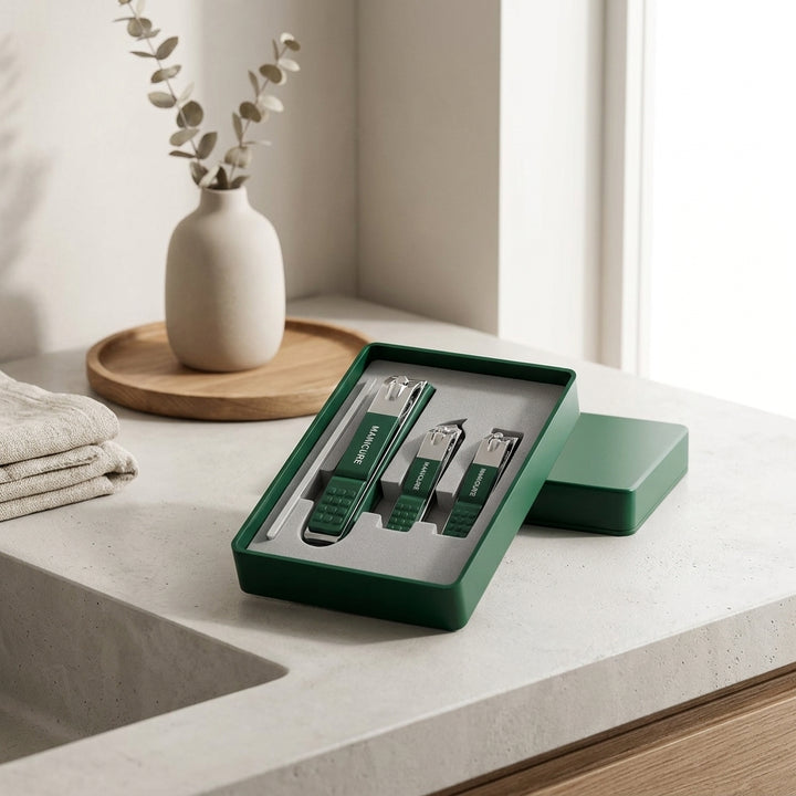 Anti-splash nail clipper set, modern home interior display
