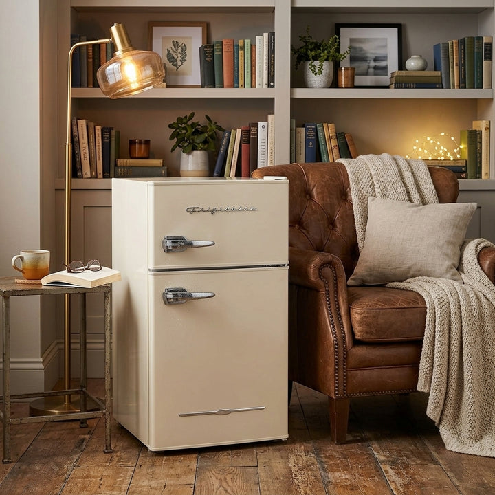 Frigidaire Retro Mini Fridge in a modern home,