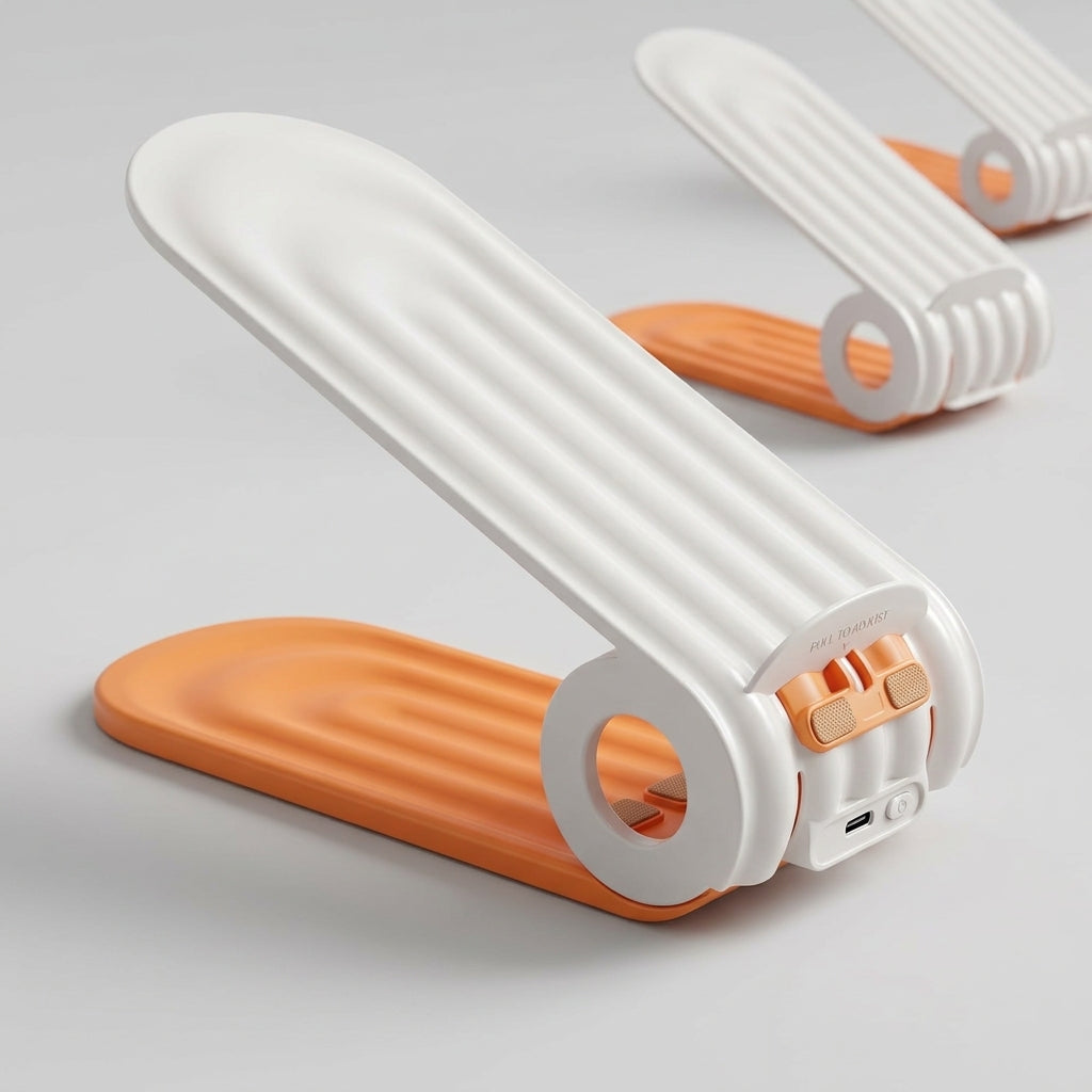 Shoe Slot Organizer 4-Pack neatly doubles shoe