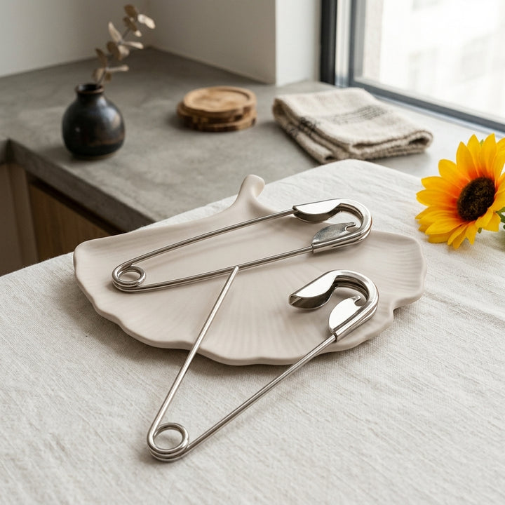 Safety Pin Hair Stick for secure, stylish updos;