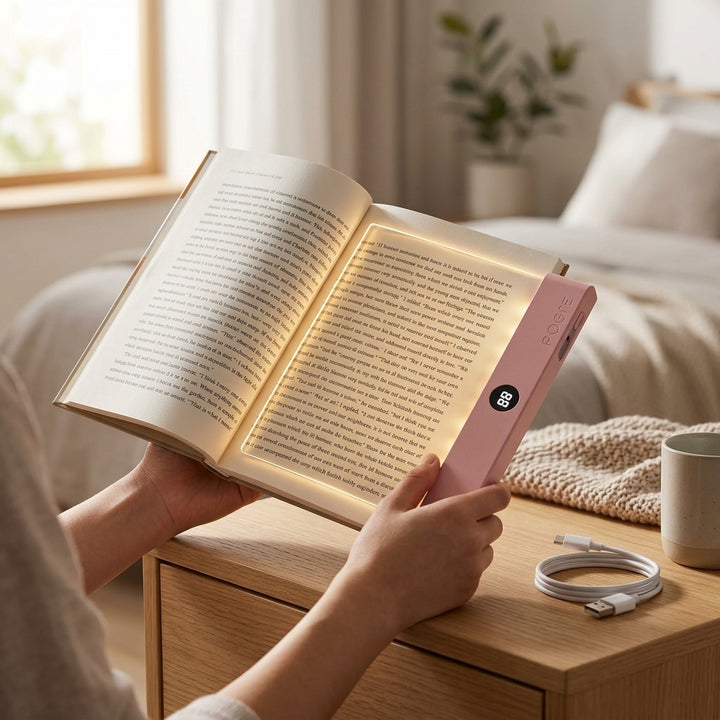 Lumalit Flat Book Light, sleek and modern,