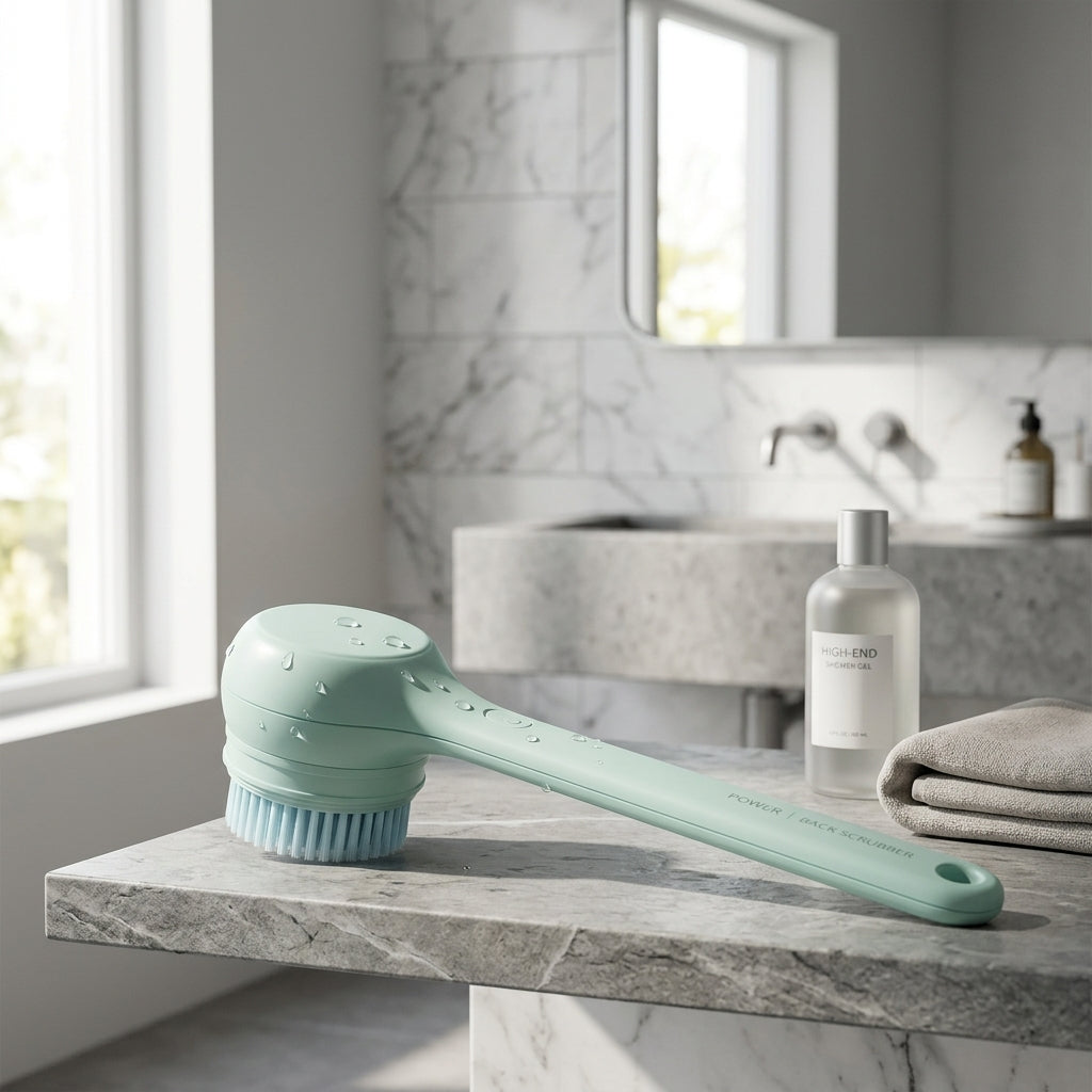 Power Back Scrubber for Deep Clean, sleek design