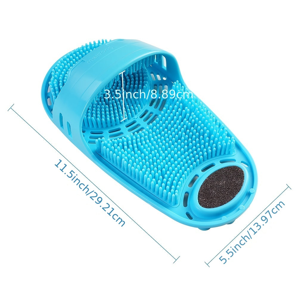 Shower Foot Scrubber Massager Slipper