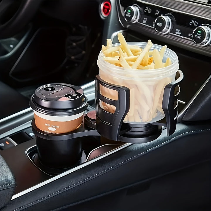 Versatile Car Cup Holder Extender with Adjustable Mount