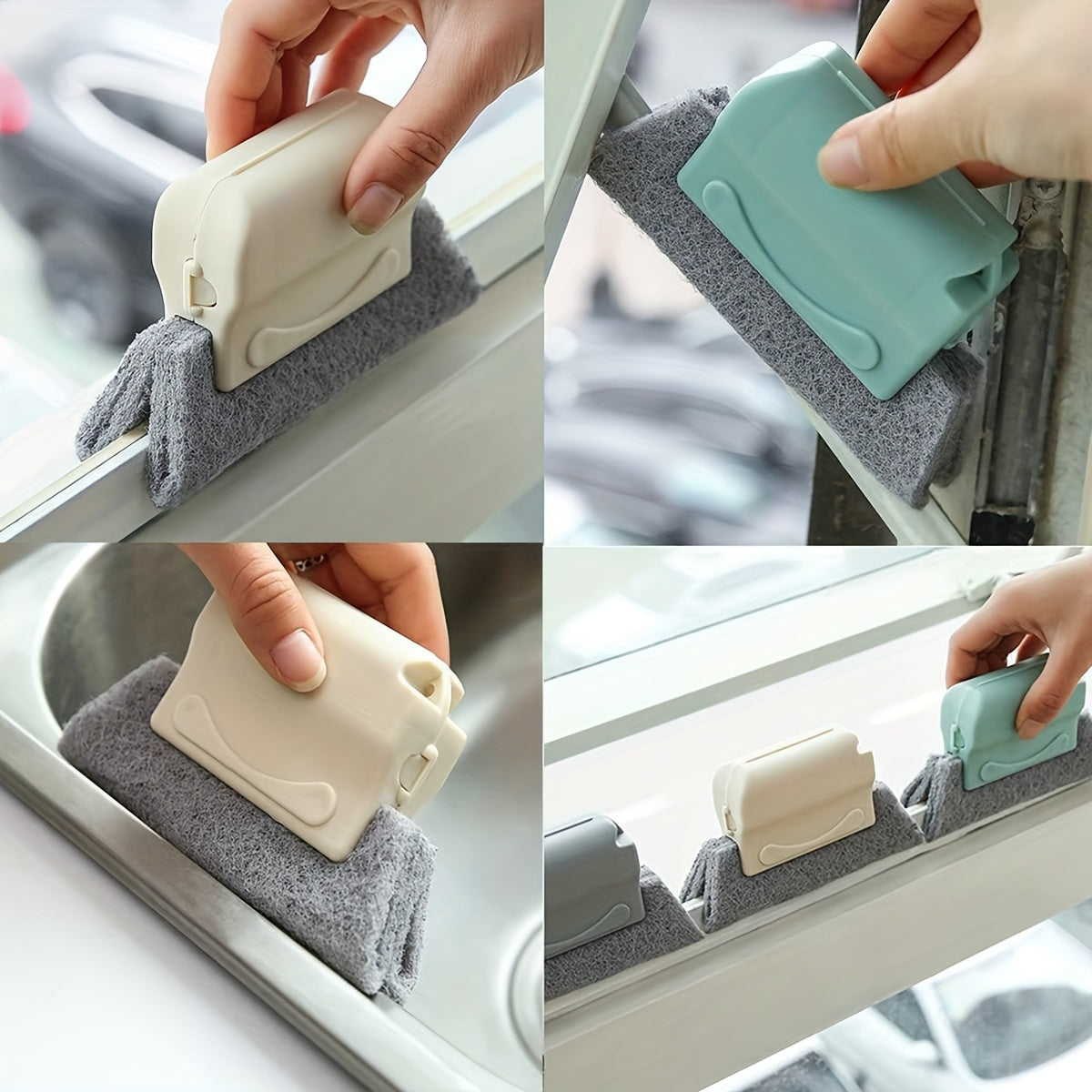 9-Piece Window Groove Cleaning Brush Set