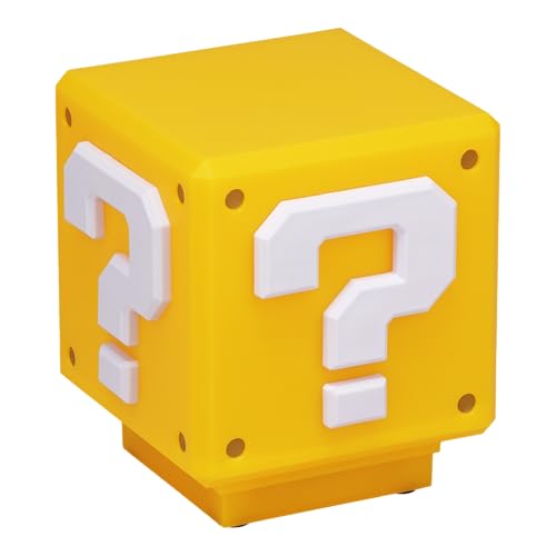 Super Mario Question Block Light: Tap for Coin Sound & Glow