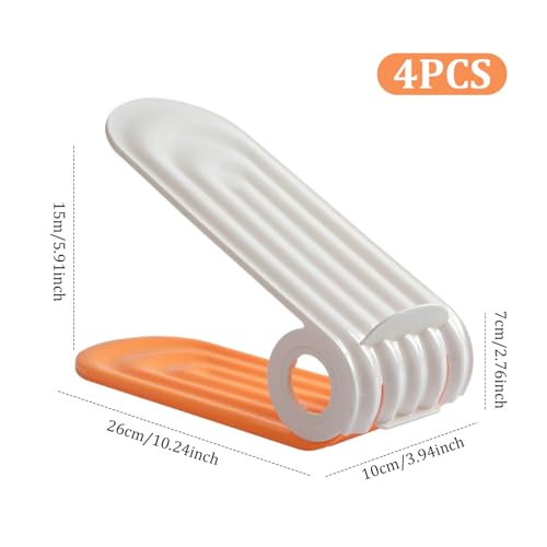 Shoe Slot Organizer 4-Pack – Double Your Closet Space